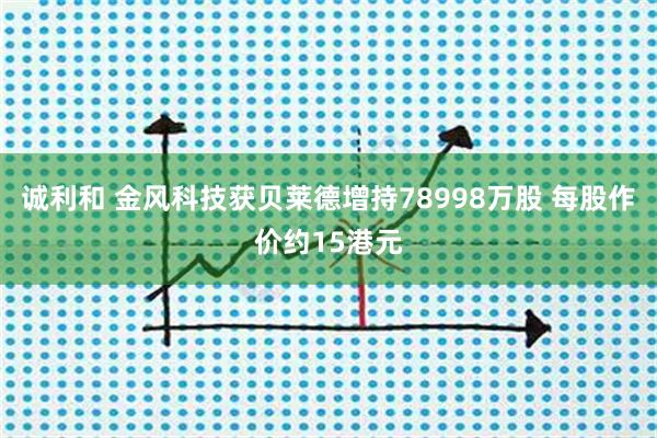 诚利和 金风科技获贝莱德增持78998万股 每股作价约15港元